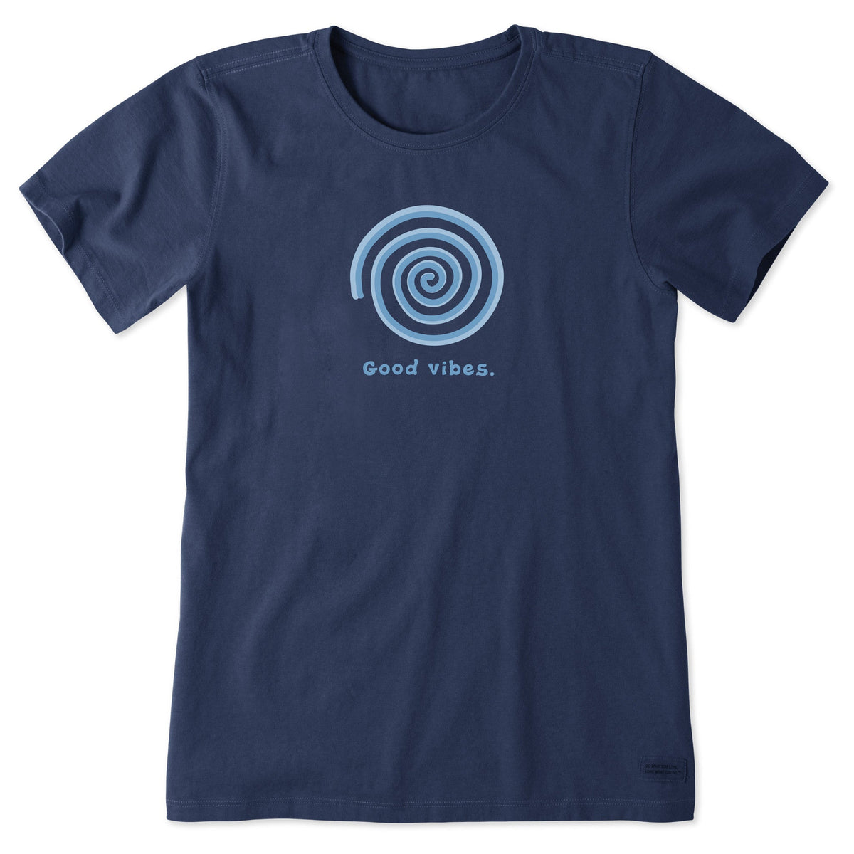 Women's Good Vibes Spiral Short Sleeve Crusher Tee product image 1