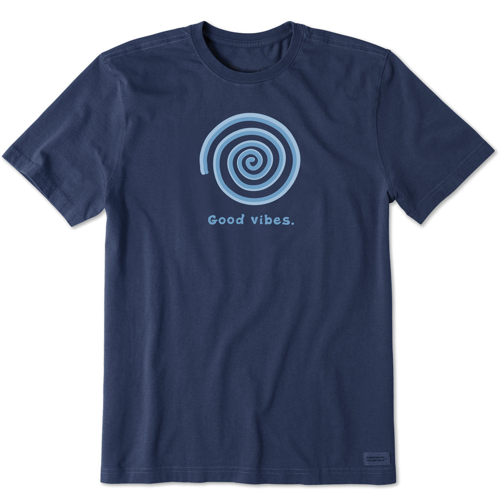 Men's Good Vibes Spiral Short Sleeve Crusher Tee product image 1
