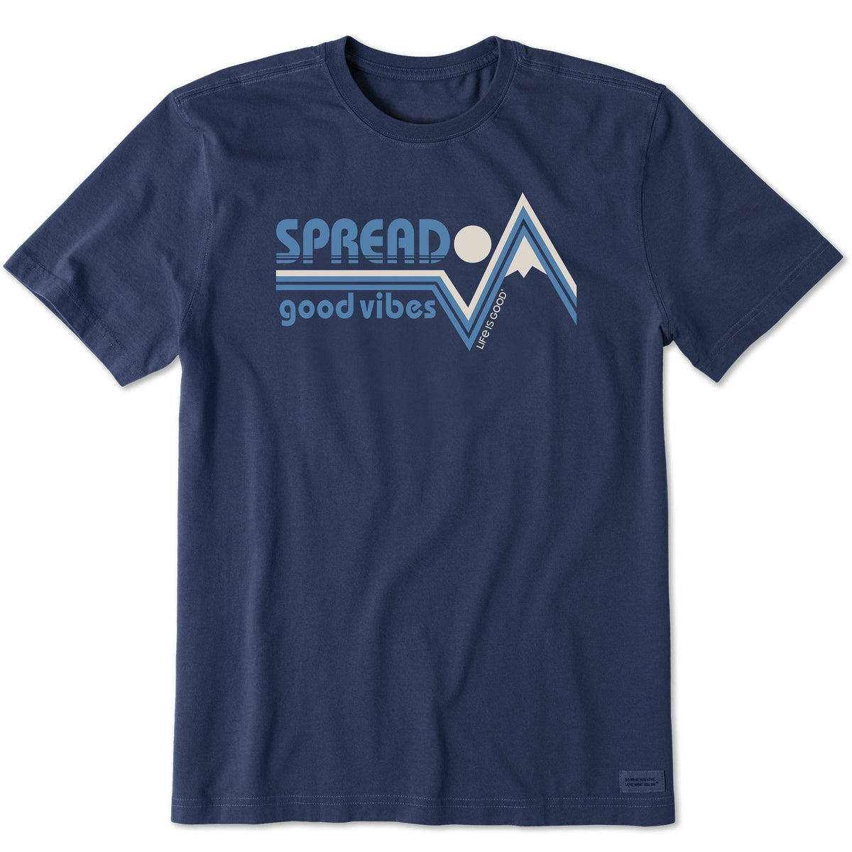 Men's Spread Good Vibes Peak Short Sleeve Crusher Tee product image 1