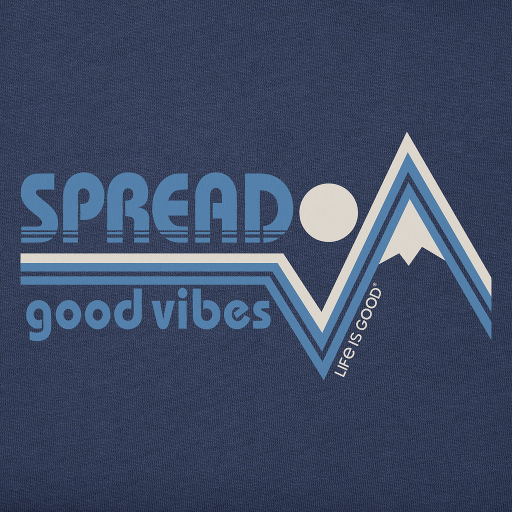 Men's Spread Good Vibes Peak Short Sleeve Crusher Tee product image 2