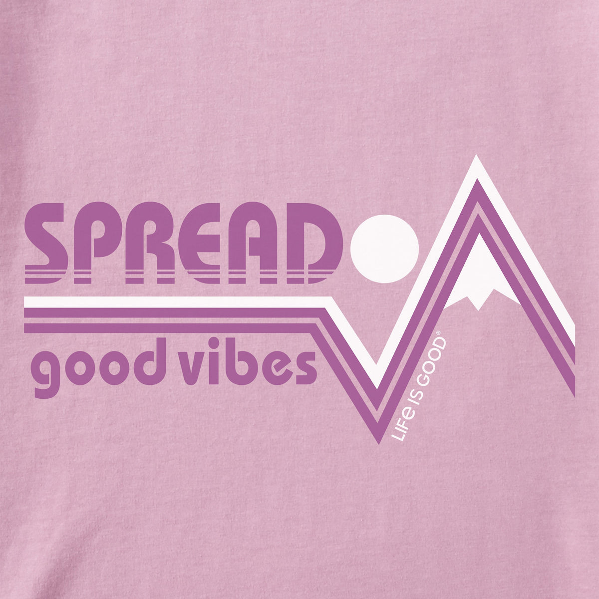 Women's Spread Good Vibes Peak Short Sleeve Crusher Tee product image 2