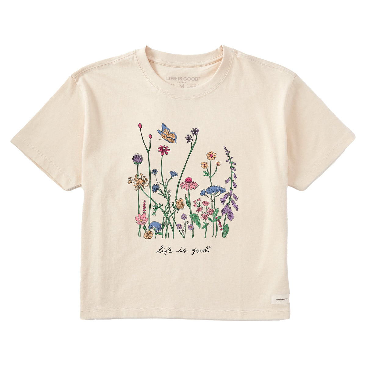 Women's Realaxed Wildflowers Short Sleeve Crusher Boxy Tee product image 1