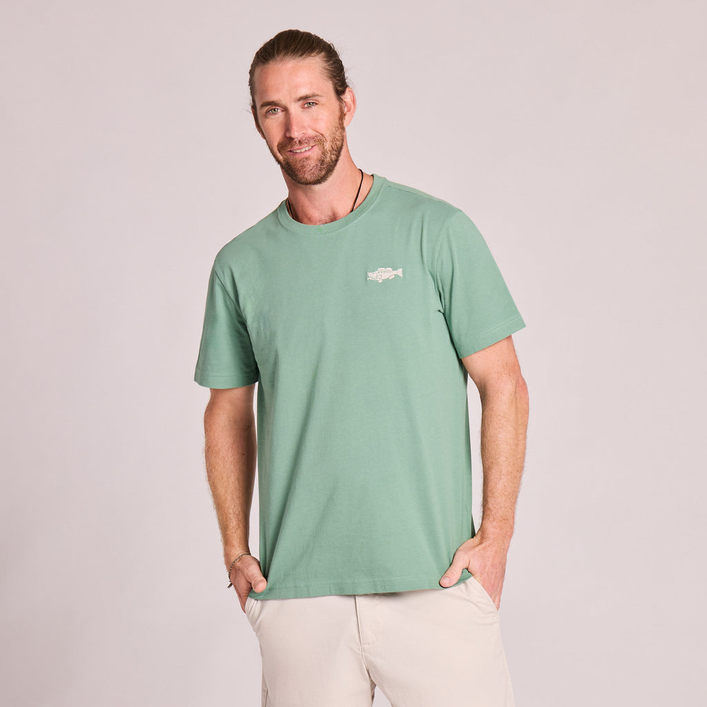 Men's Bass Fish Short Sleeve Crusher Tee product image 1