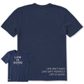 Men's Life Isn't Easy Perfect LIG Short Sleeve Crusher Tee product image 1