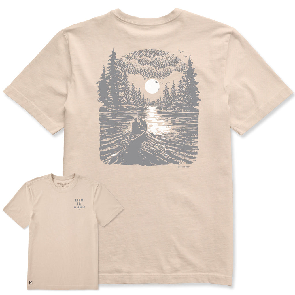 Men's Full Moon Canoe Short Sleeve Crusher Tee product image 1