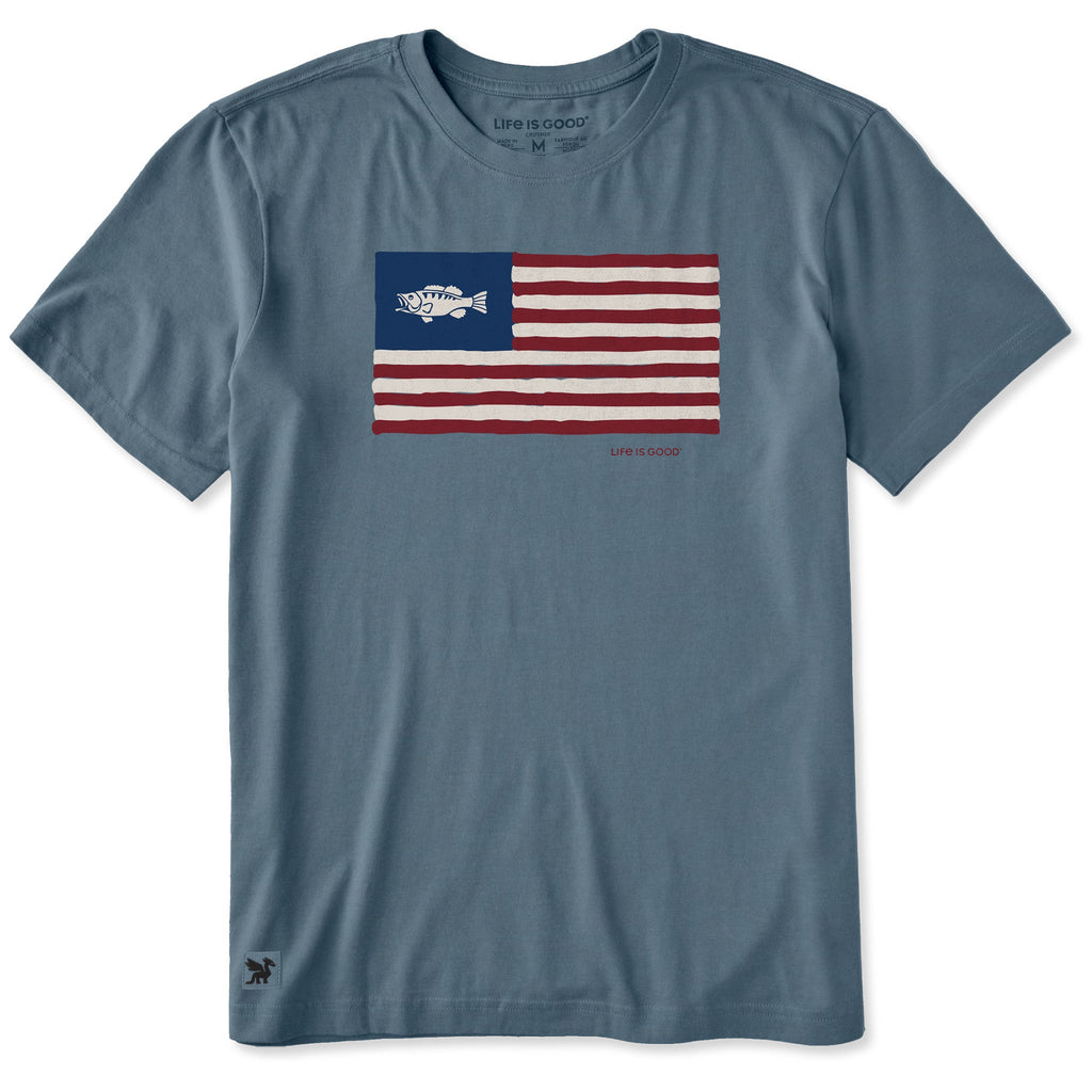 Men's Fish Flag Short Sleeve Crusher Tee product image 1