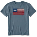 Men's Fish Flag Short Sleeve Crusher Tee product image 1
