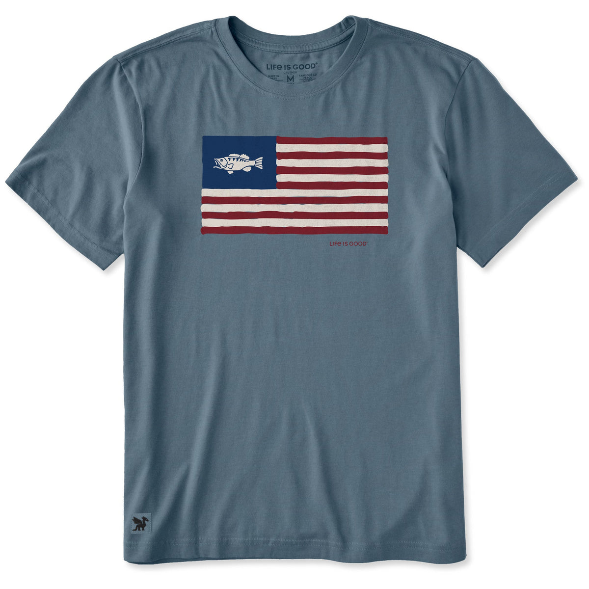 Men's Fish Flag Short Sleeve Crusher Tee product image 1