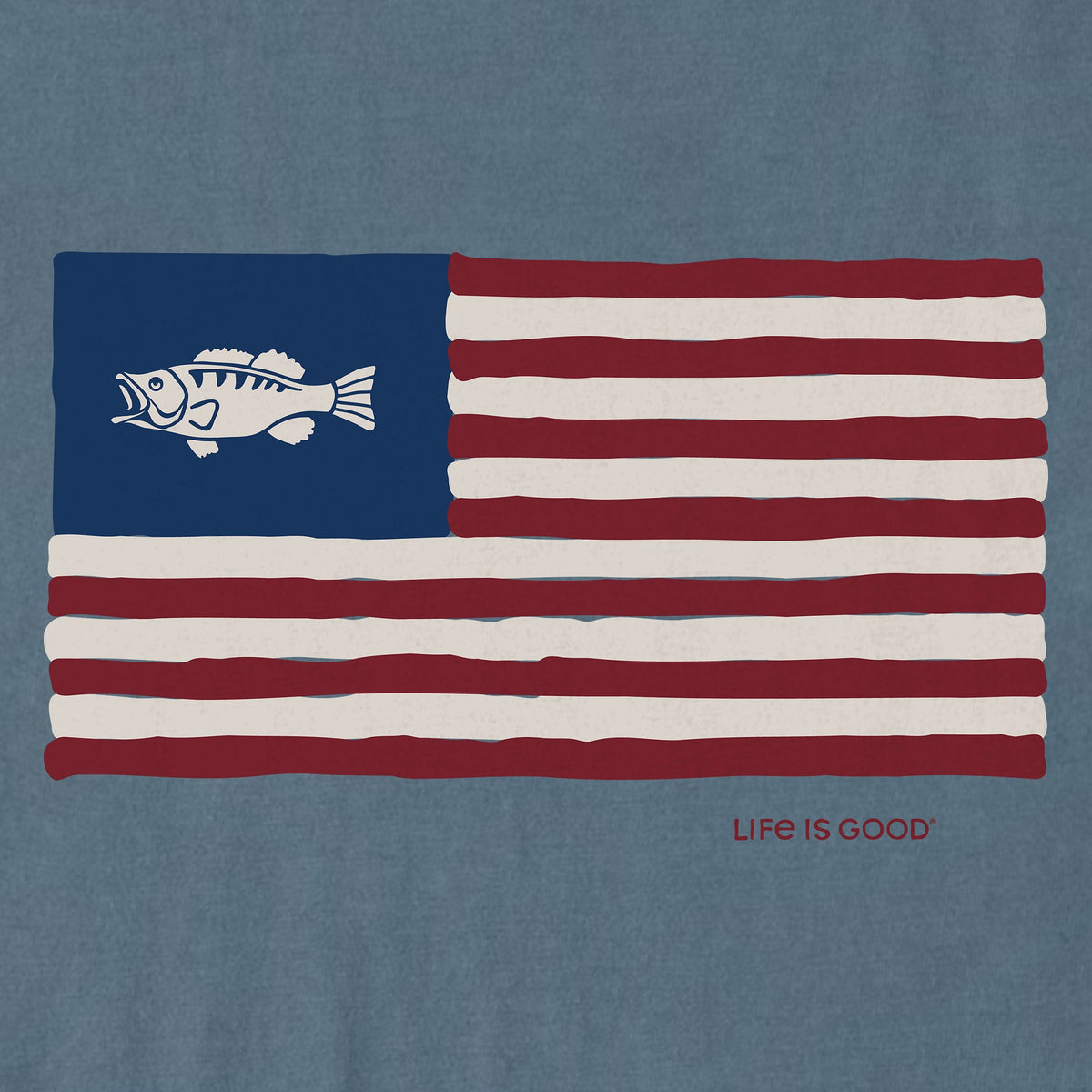 Men's Fish Flag Short Sleeve Crusher Tee product image 2