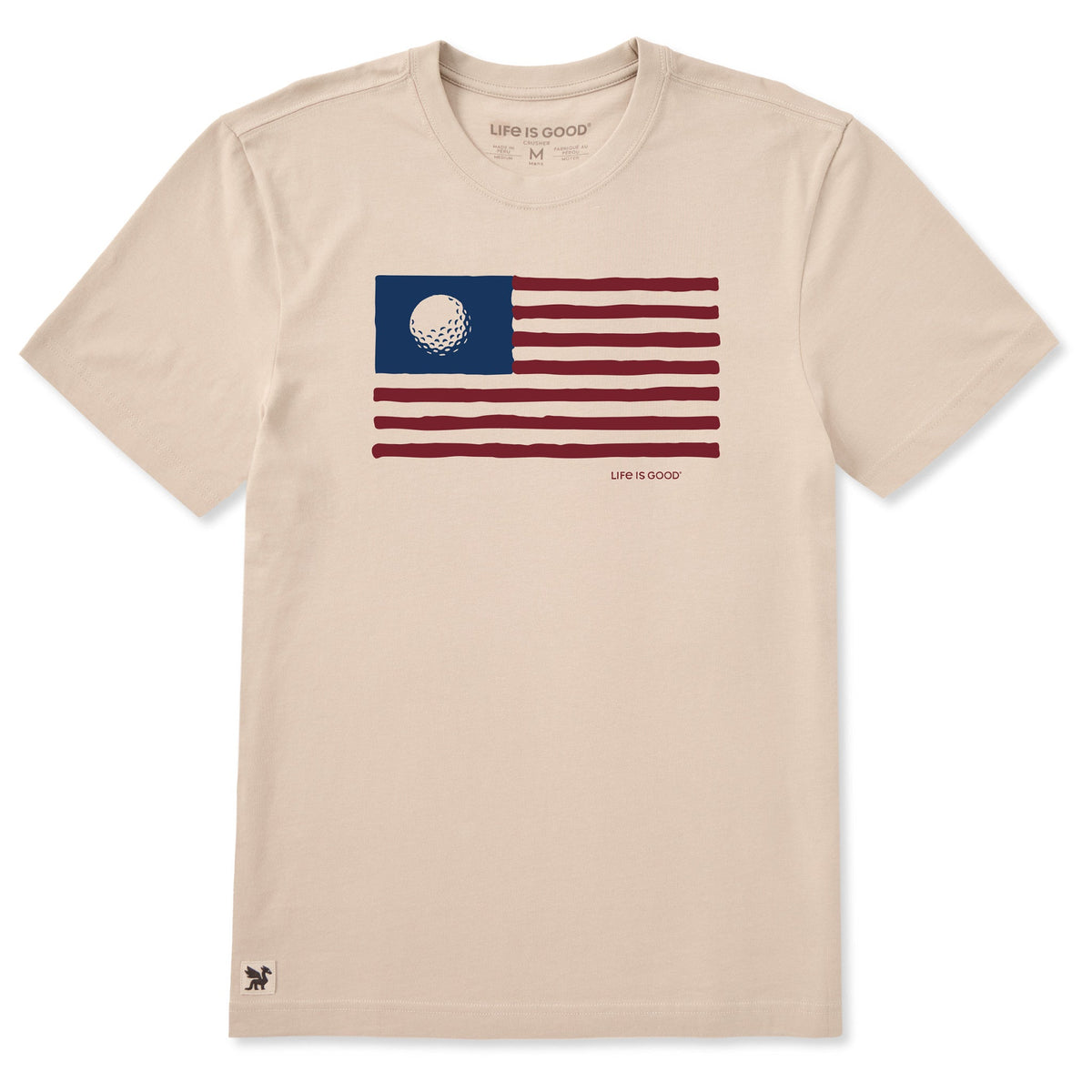 Men's Golf Ball Flag Short Sleeve Crusher Tee product image 1