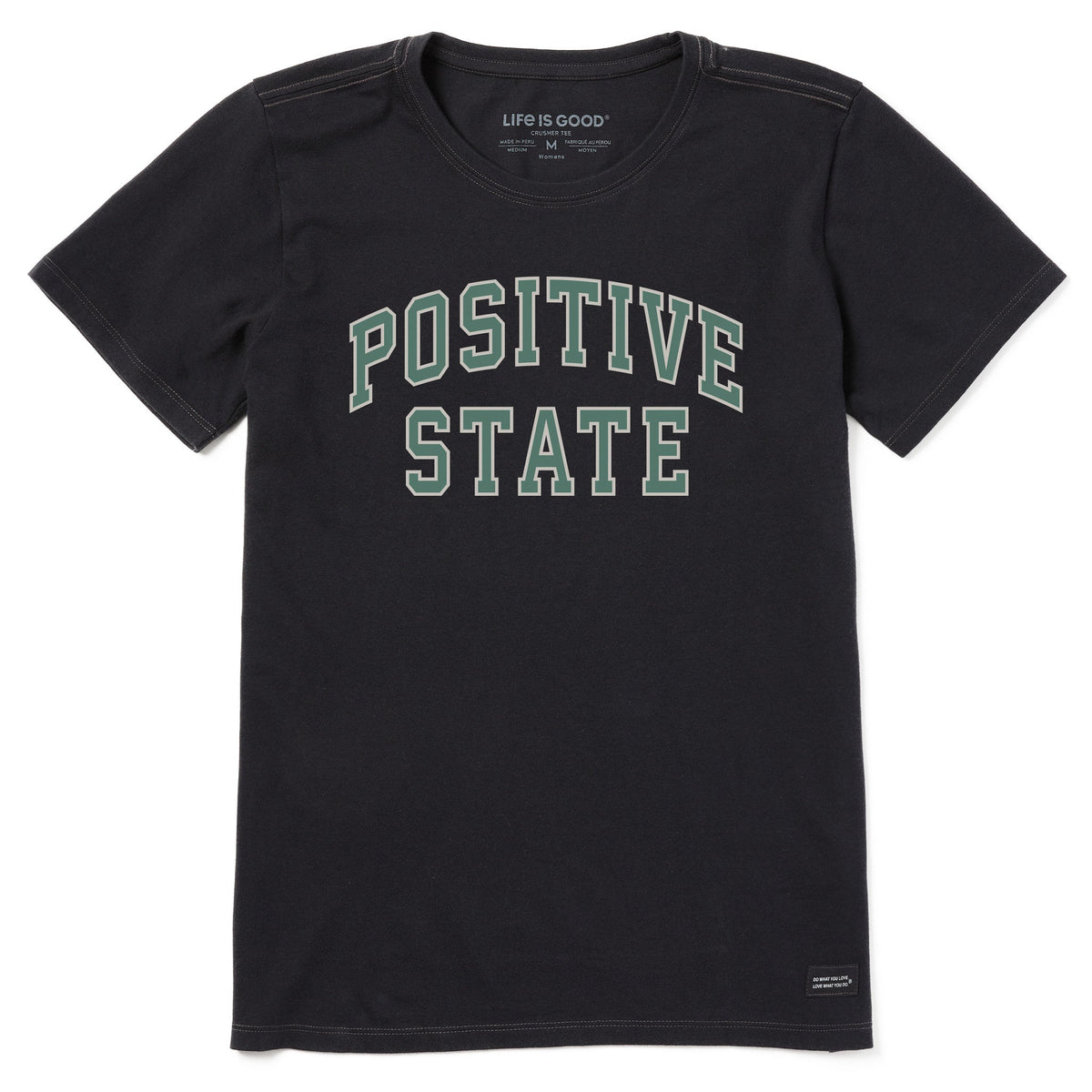 Women's Positive State Caps Stacked Short Sleeve Crusher Tee product image 1