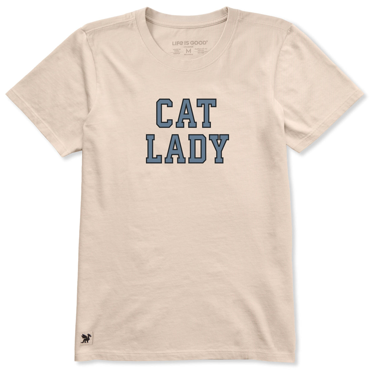 Women's Cat Lady Caps Stacked Short Sleeve Crusher Tee product image 1