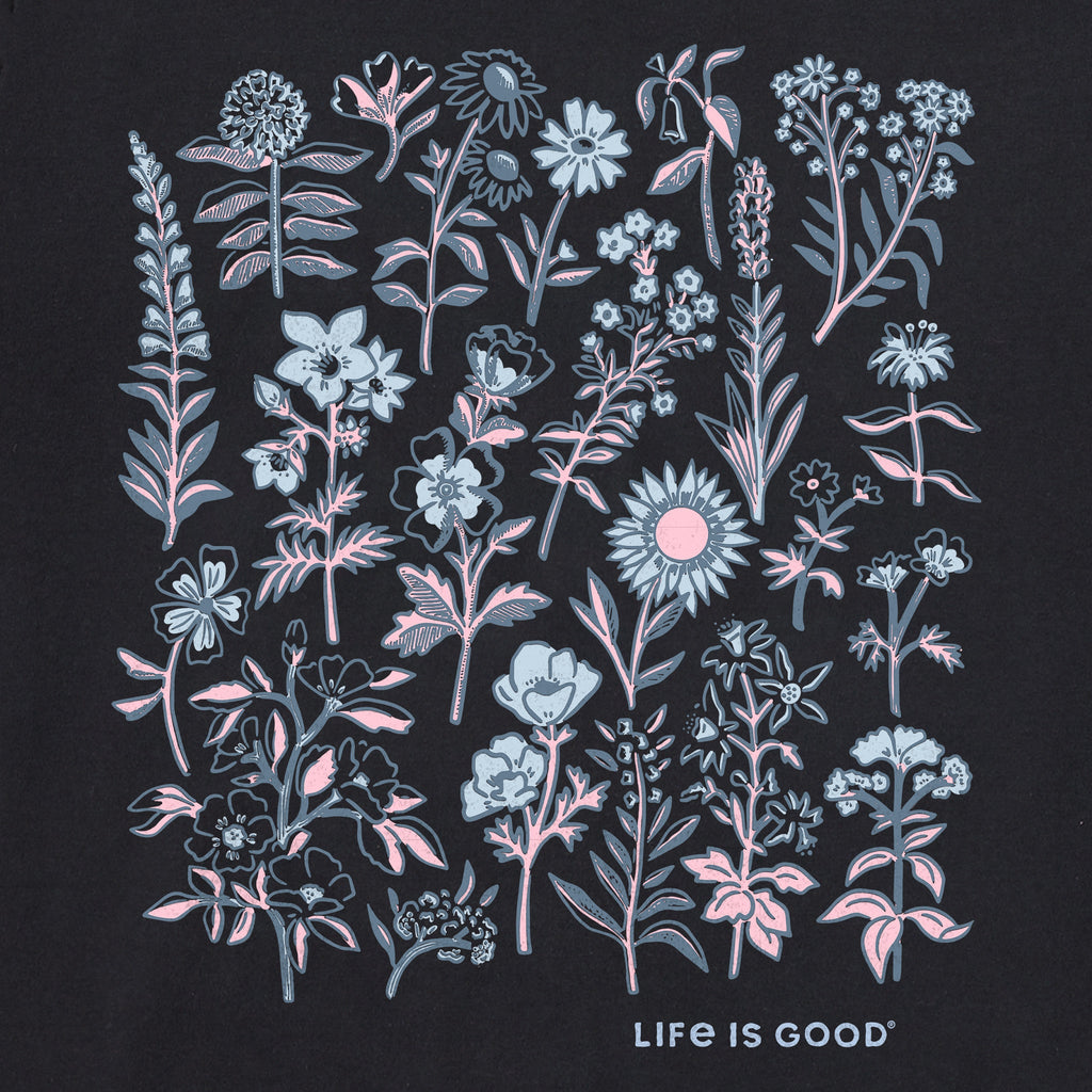 Women's Collection of Flowers Short Sleeve Crusher Tee product image 2