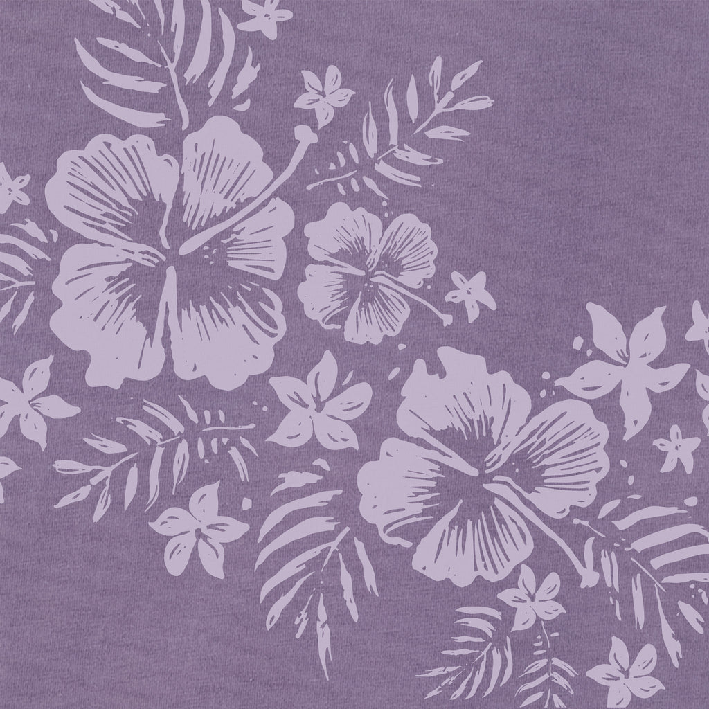 Women's Lush Tropical Foliage Short Sleeve Crusher Vee product image 2