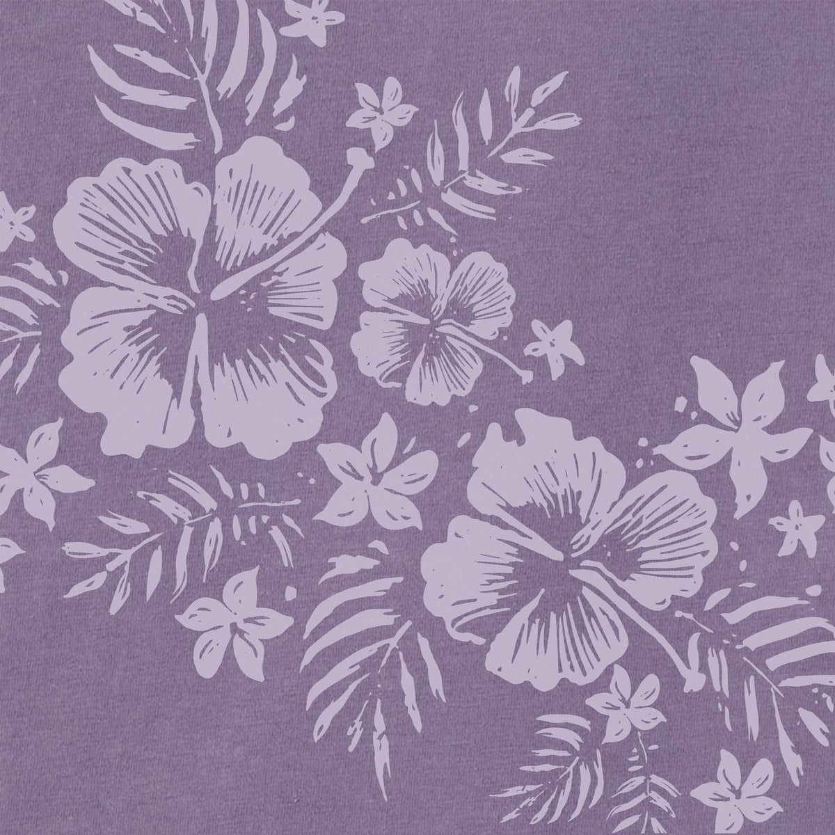 Women's Lush Tropical Foliage Short Sleeve Crusher Vee product image 2
