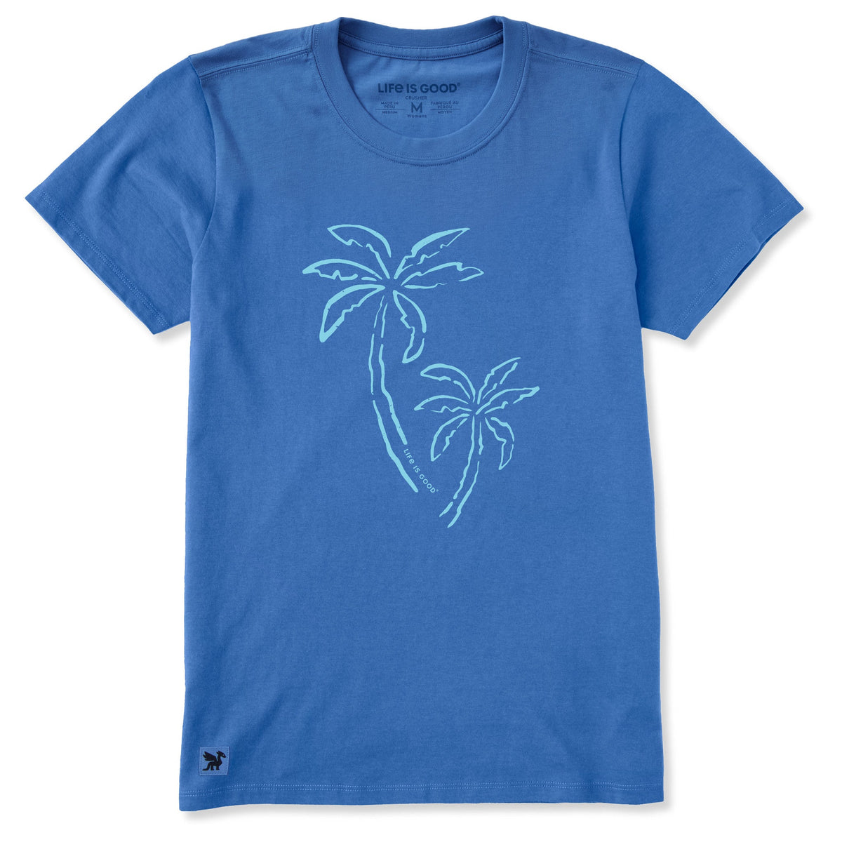 Women's 2 Simple Palms Short Sleeve Crusher-LITE Tee product image 1