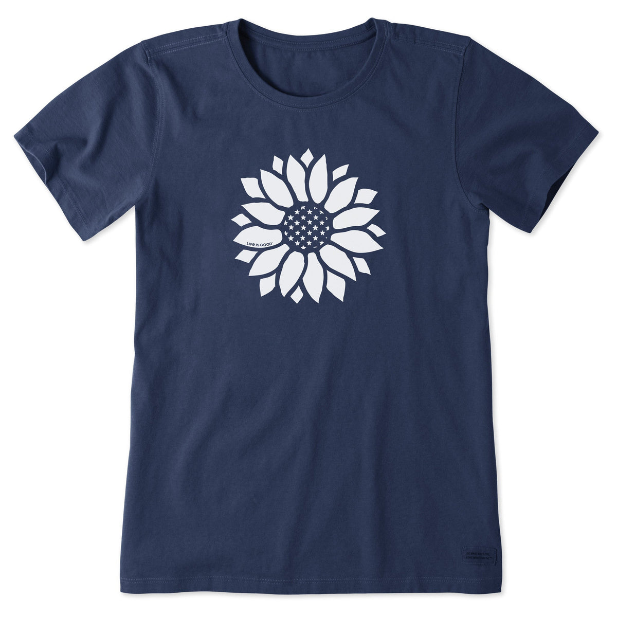 Women's Patriotic Sunflower Short Sleeve Crusher-LITE Tee product image 1