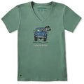 Women's Jackie ATV wave Short Sleeve Crusher-LITE Vee product image 1