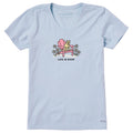 Women's Rocket Adirondack Daisies Short Sleeve Crusher-LITE product image 1