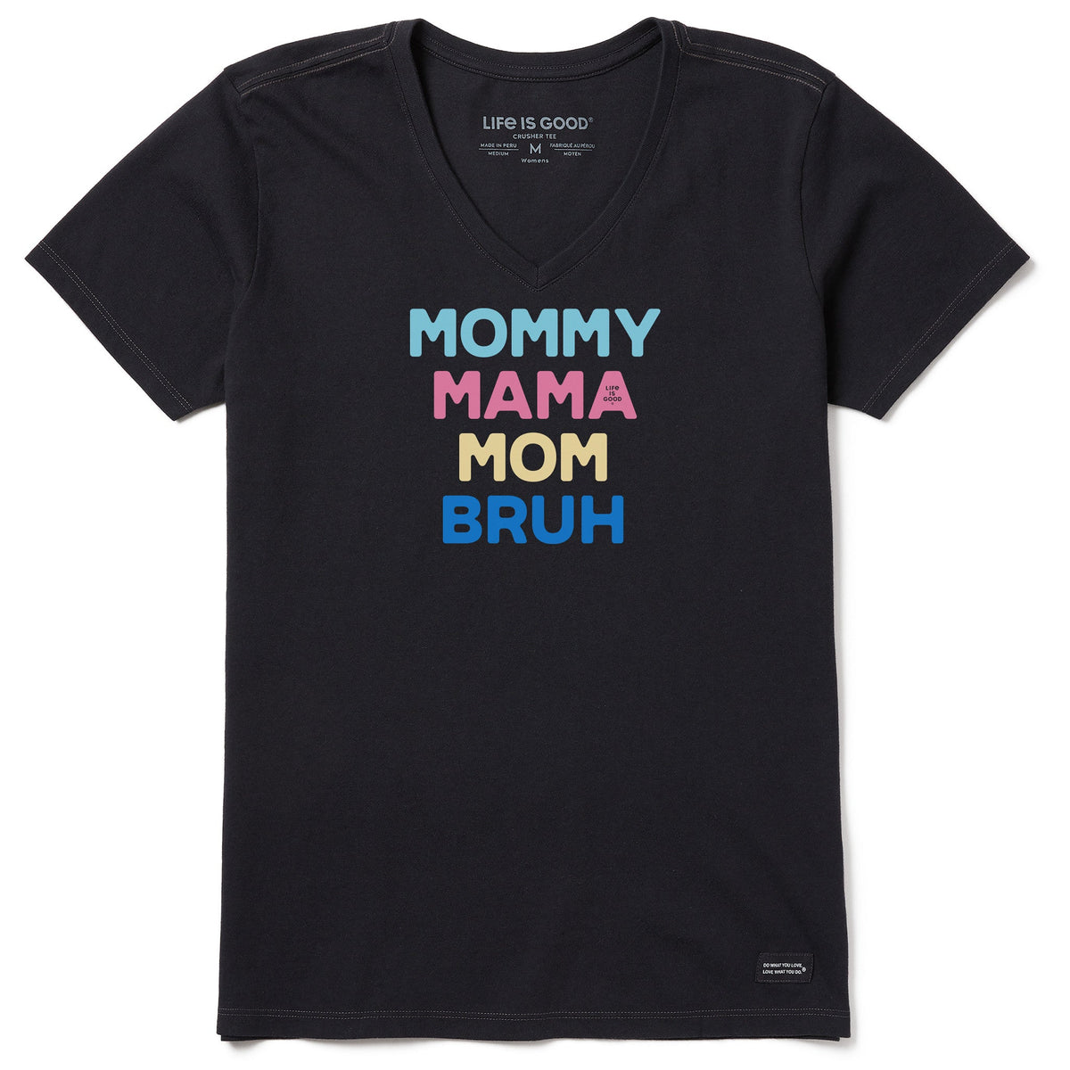 Women's Mommy Mama Mom Bruh Short Sleeve Crusher-LITE Vee product image 1