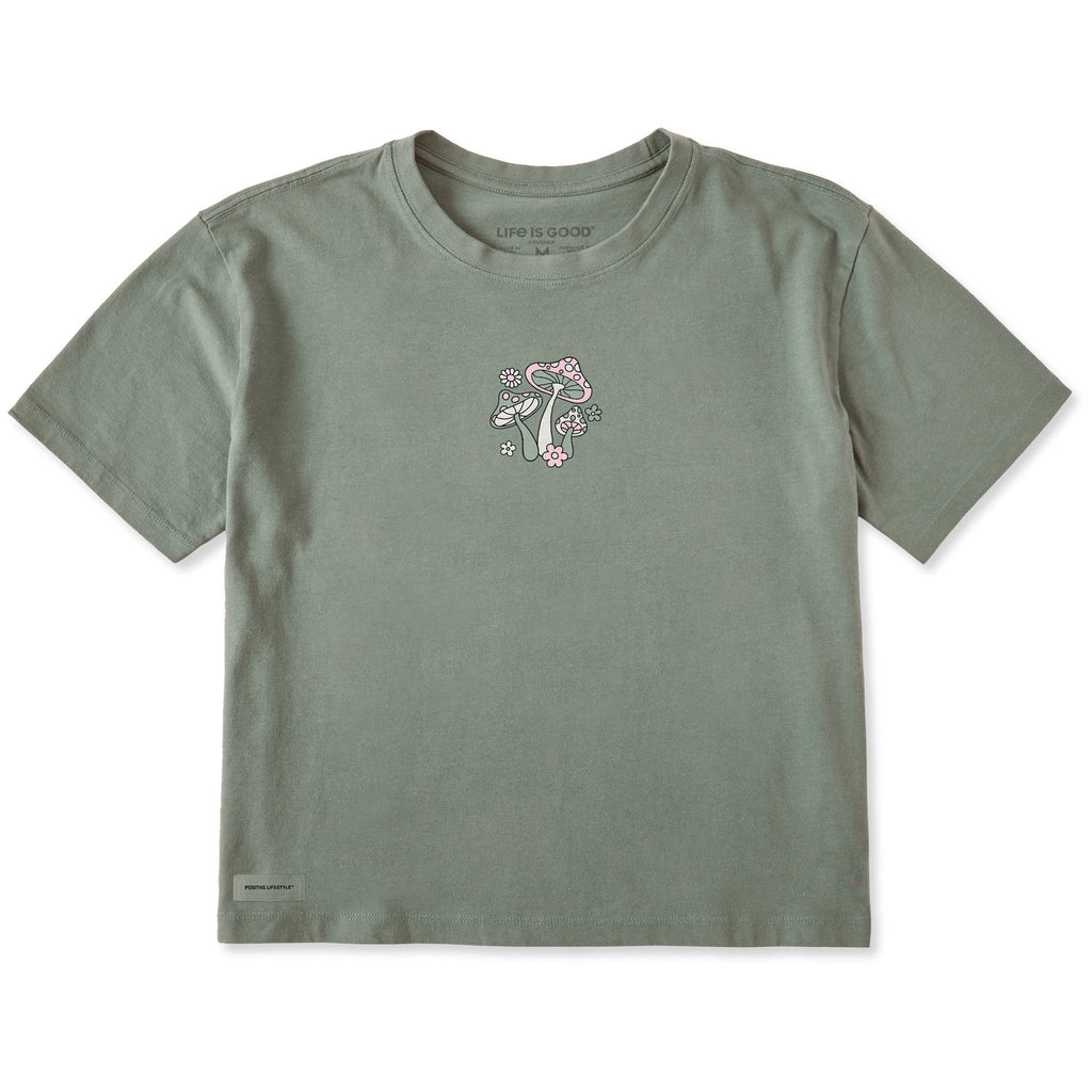 Women's Magic Mushrooms Mini Short Sleeve Crusher Boxy Tee product image 1