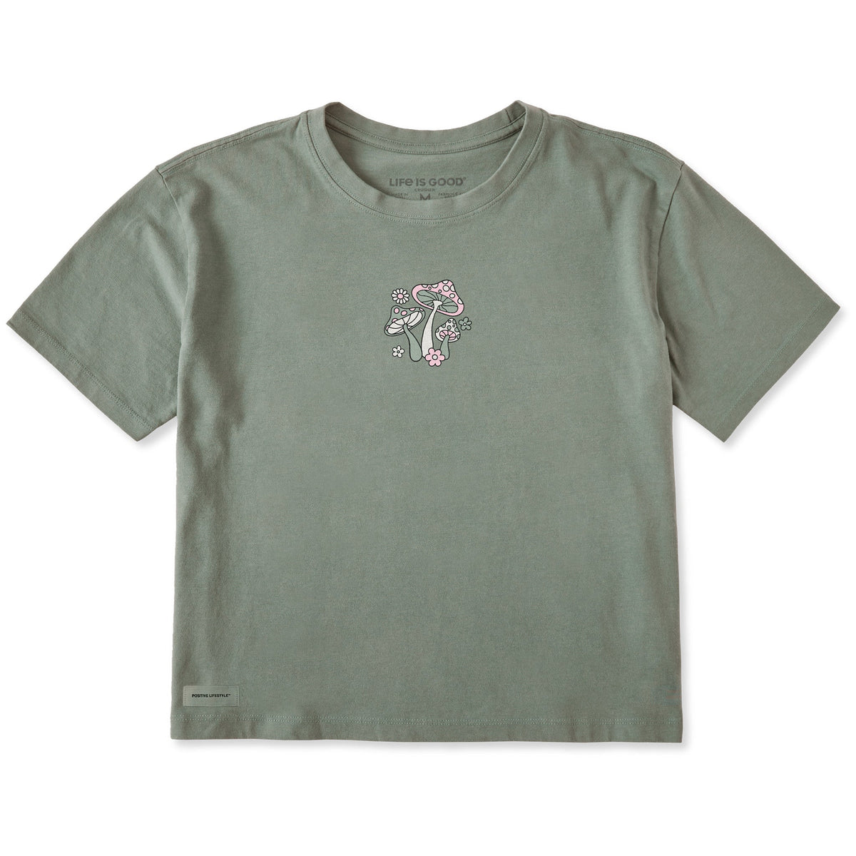 Women's Magic Mushrooms Mini Short Sleeve Crusher Boxy Tee product image 1