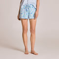 Women's Climbing Floral Pattern Lightweight Sleep Short