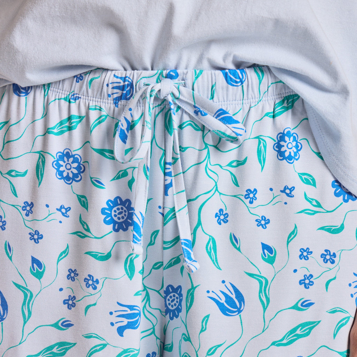 Women's Climbing Floral Pattern Lightweight Sleep Short