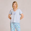 Women's I Love My Dog Snuggle Up Sleep Vee