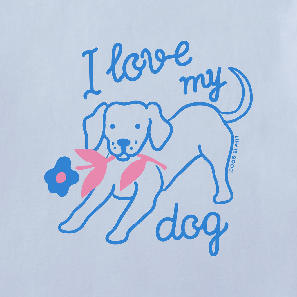 Women's I Love My Dog Snuggle Up Sleep Vee