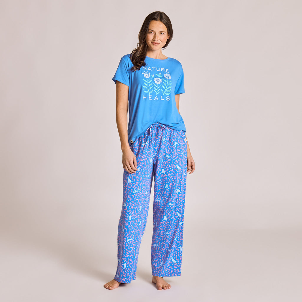Women's Nature Heals Floral Lightweight Sleep Tee product image 5