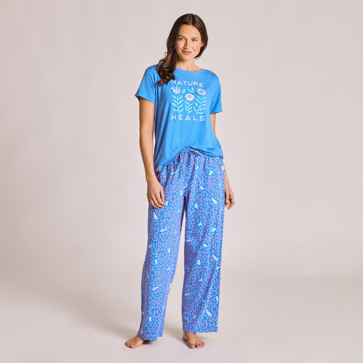 Women's Nature Heals Floral Lightweight Sleep Tee product image 5