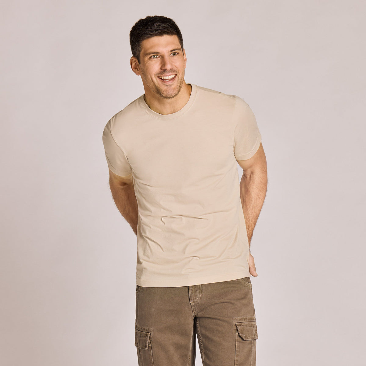 Men's Solid Short Sleeve Pima Cotton Slim Fit Tee product image 10