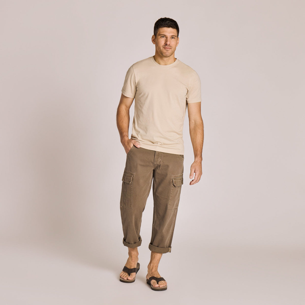 Men's Solid Short Sleeve Pima Cotton Slim Fit Tee product image 12