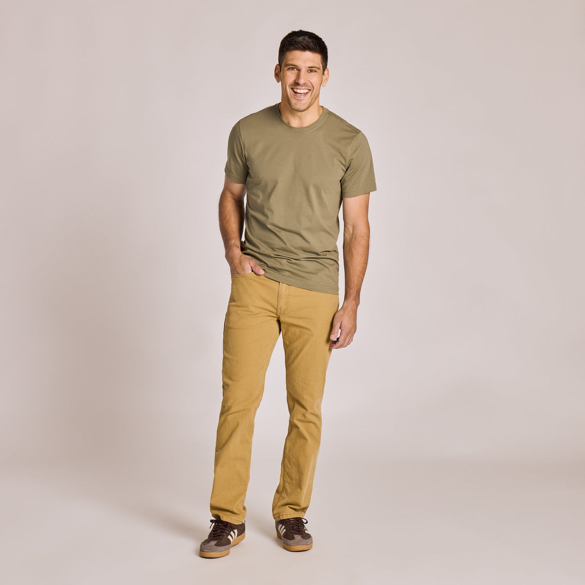 Men's Solid Short Sleeve Pima Cotton Slim Fit Tee product image 15