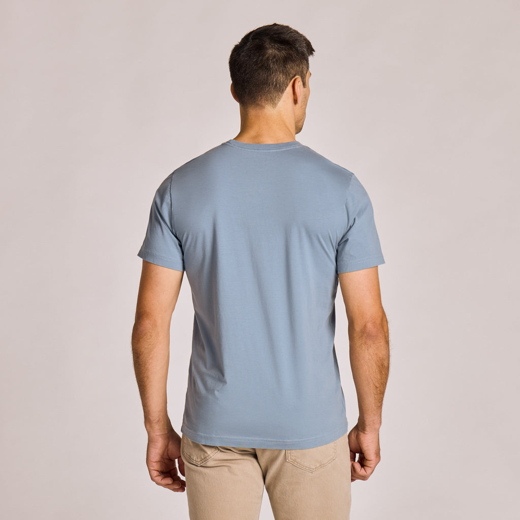 Men's Solid Short Sleeve Pima Cotton Slim Fit Tee product image 2