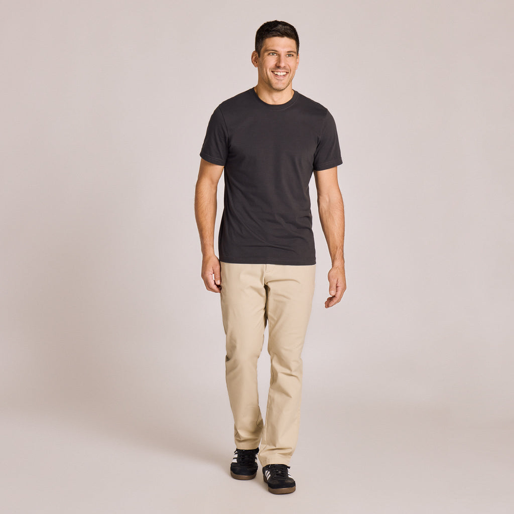 Men's Solid Short Sleeve Pima Cotton Slim Fit Tee product image 6