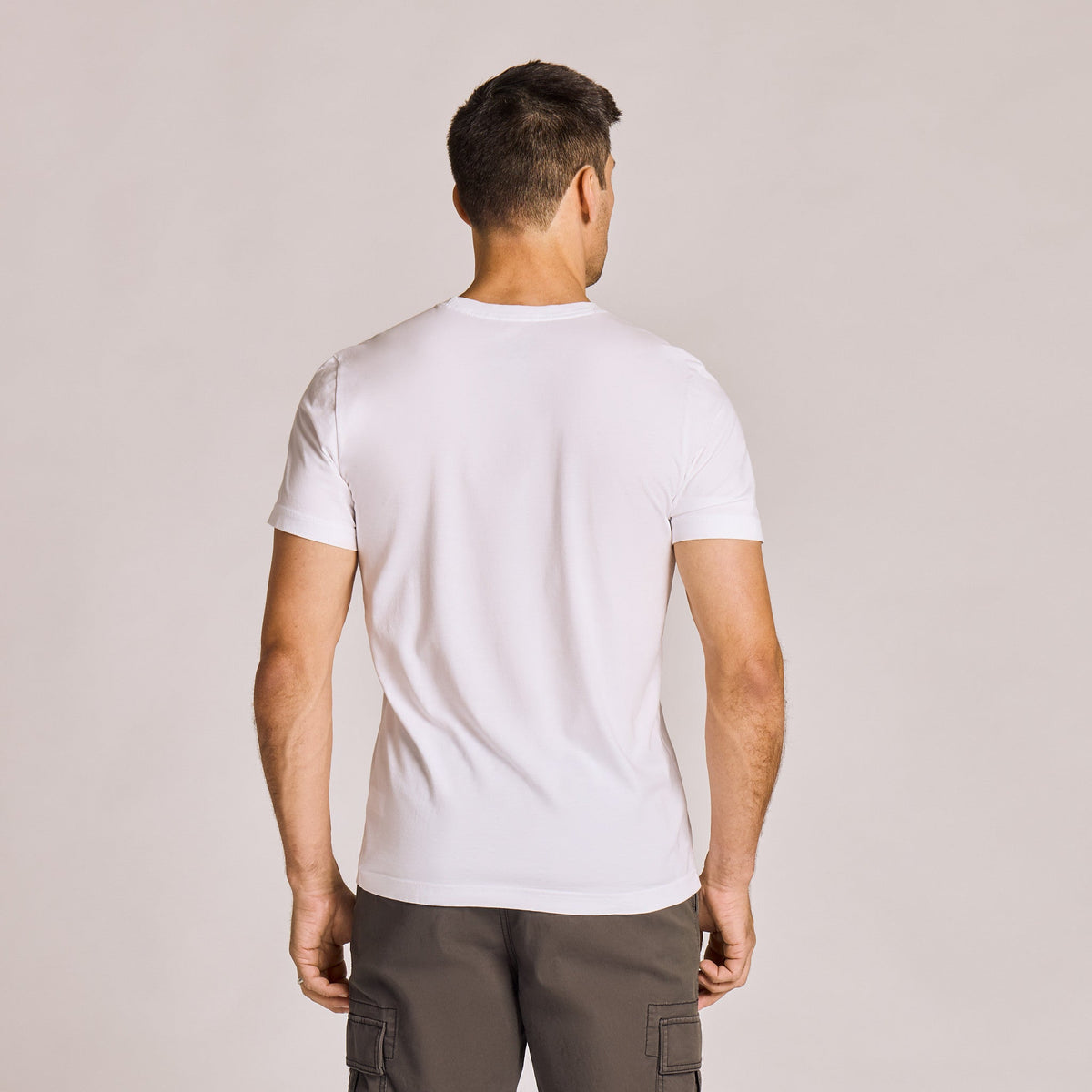 Men's Solid Short Sleeve Pima Cotton Slim Fit Tee product image 8