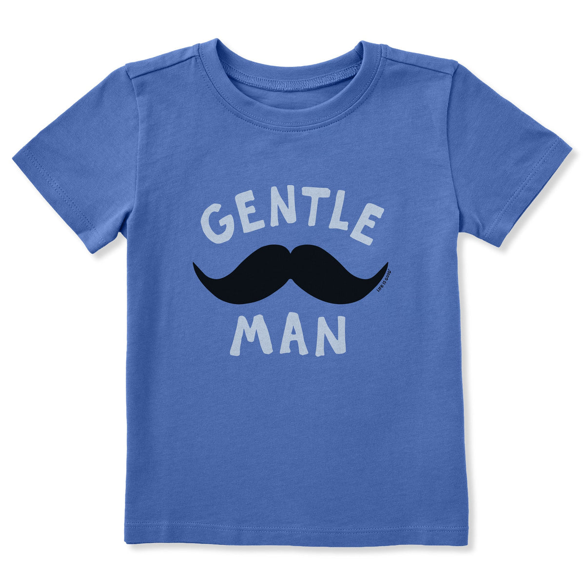 Toddler Gentle Man Mustache Short Sleeve Crusher Tee product image 3
