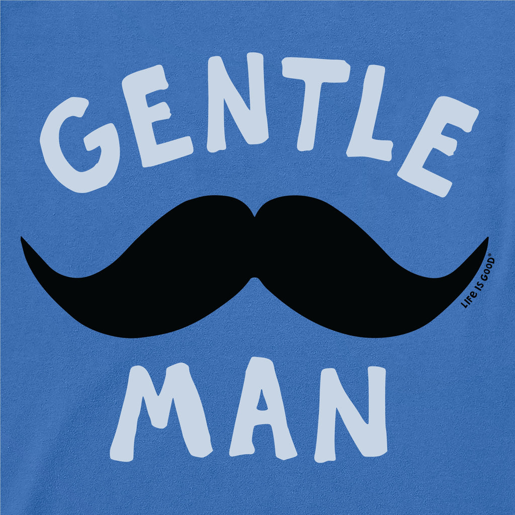 Toddler Gentle Man Mustache Short Sleeve Crusher Tee product image 2
