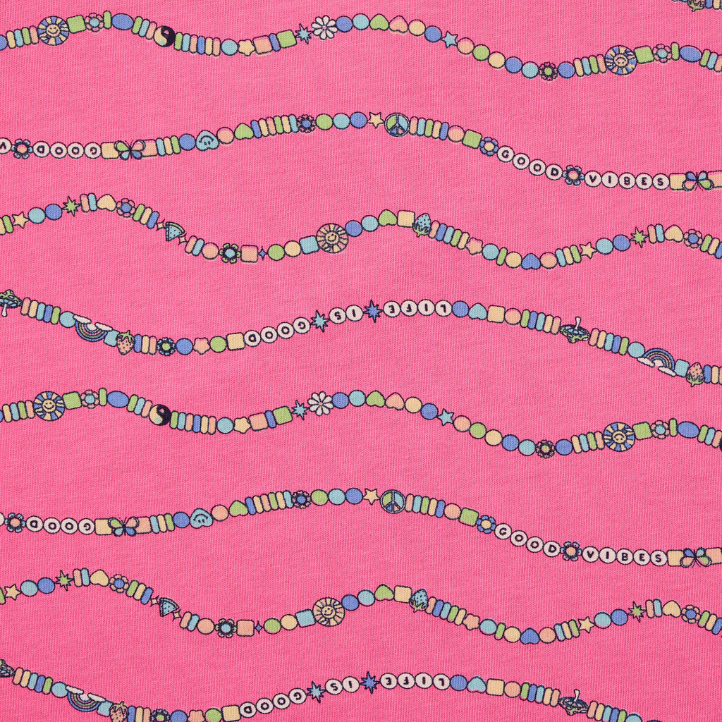 Toddler Friendship Bracelet Pattern Short Sleeve Crusher Tee
