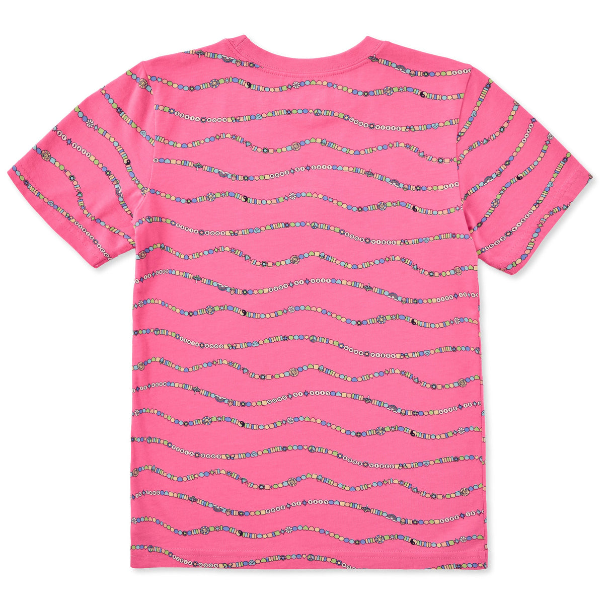 Toddler Friendship Bracelet Pattern Short Sleeve Crusher Tee