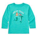 Toddler Swim Team Mermaid and Dolphin Long Sleeve Sun product image 1
