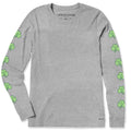 Women's Smile Clovers Long Sleeve Crusher Tee product image 1