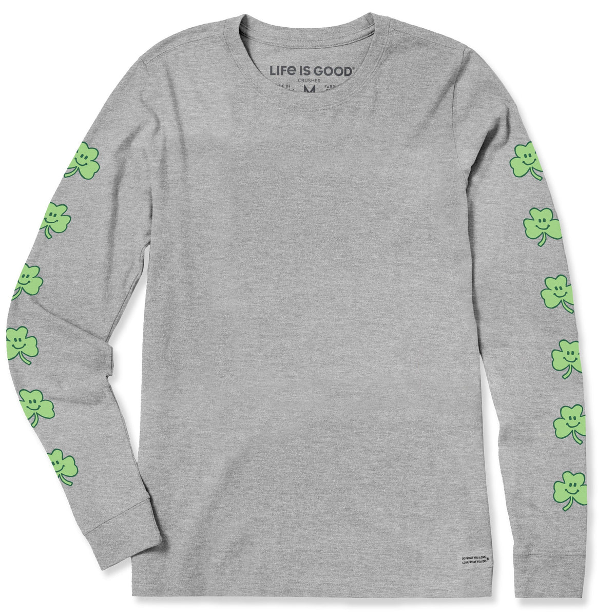 Women's Smile Clovers Long Sleeve Crusher Tee product image 1