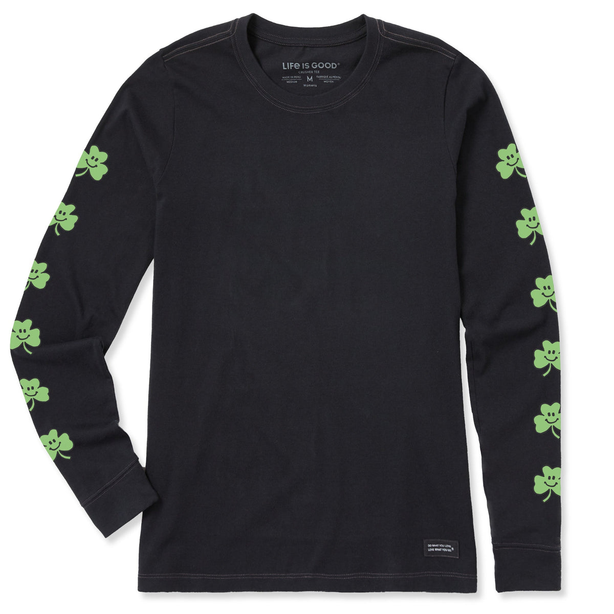 Women's Smile Clovers Long Sleeve Crusher Tee product image 3