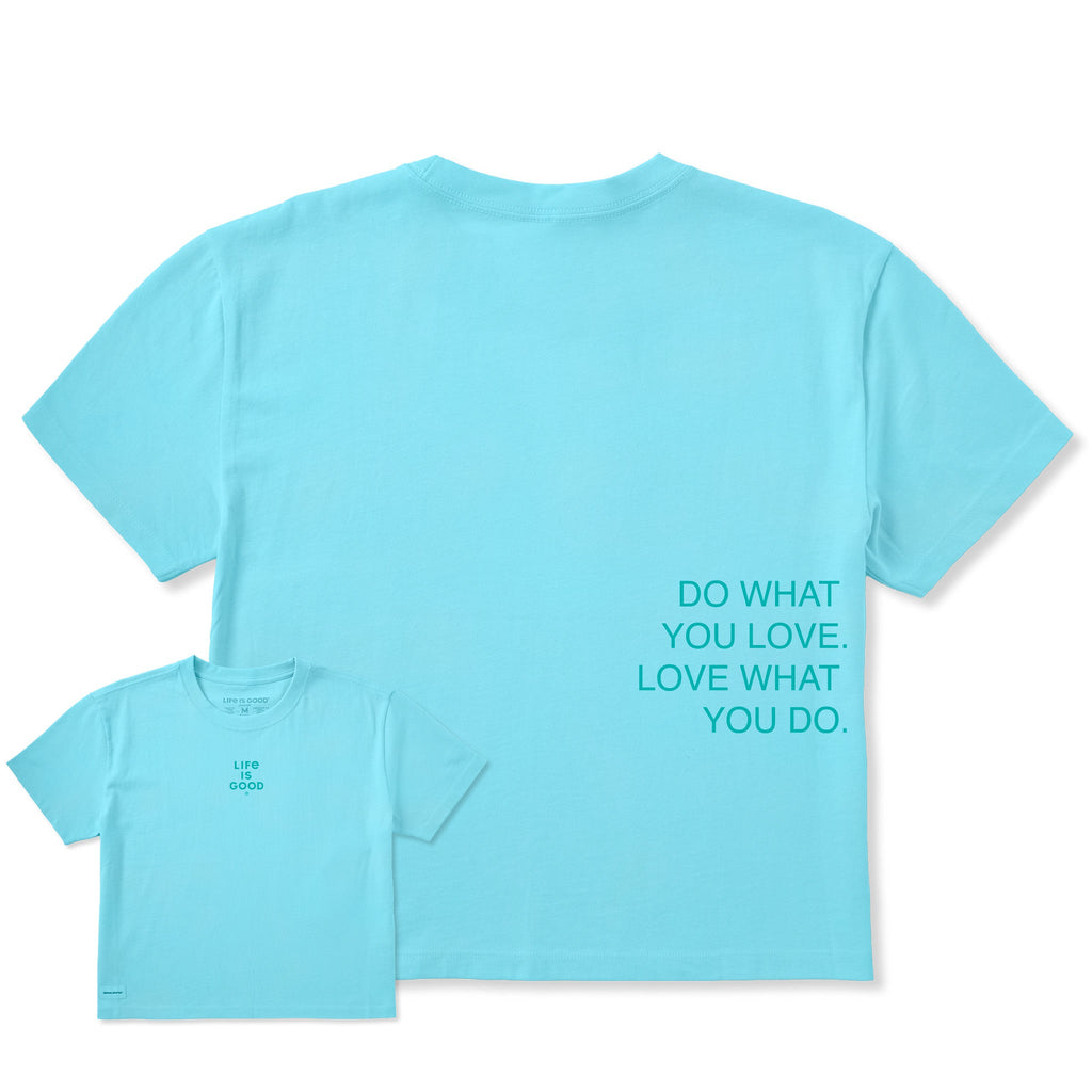 Women's Do What You Love Do Right Short Sleeve Crusher Boxy product image 1