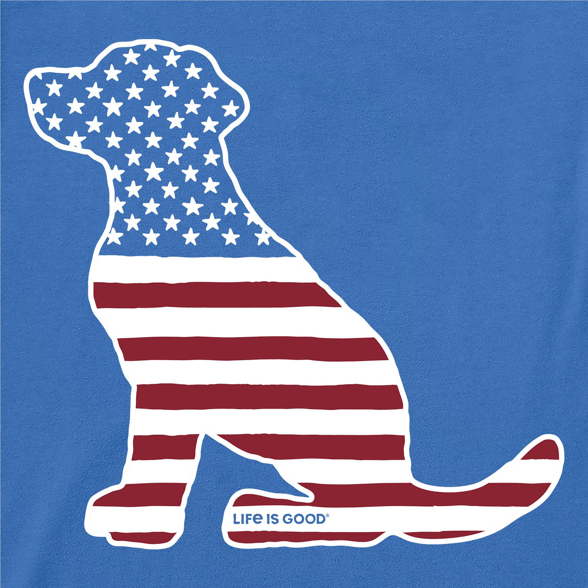 Kids Dog Bless America Short Sleeve Crusher Tee product image 2