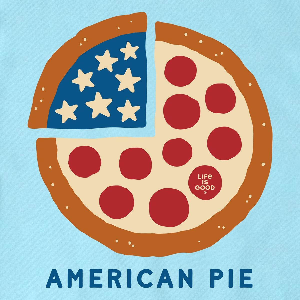 Kids American Pie Stars and Slices Short Sleeve Crusher Tee product image 2
