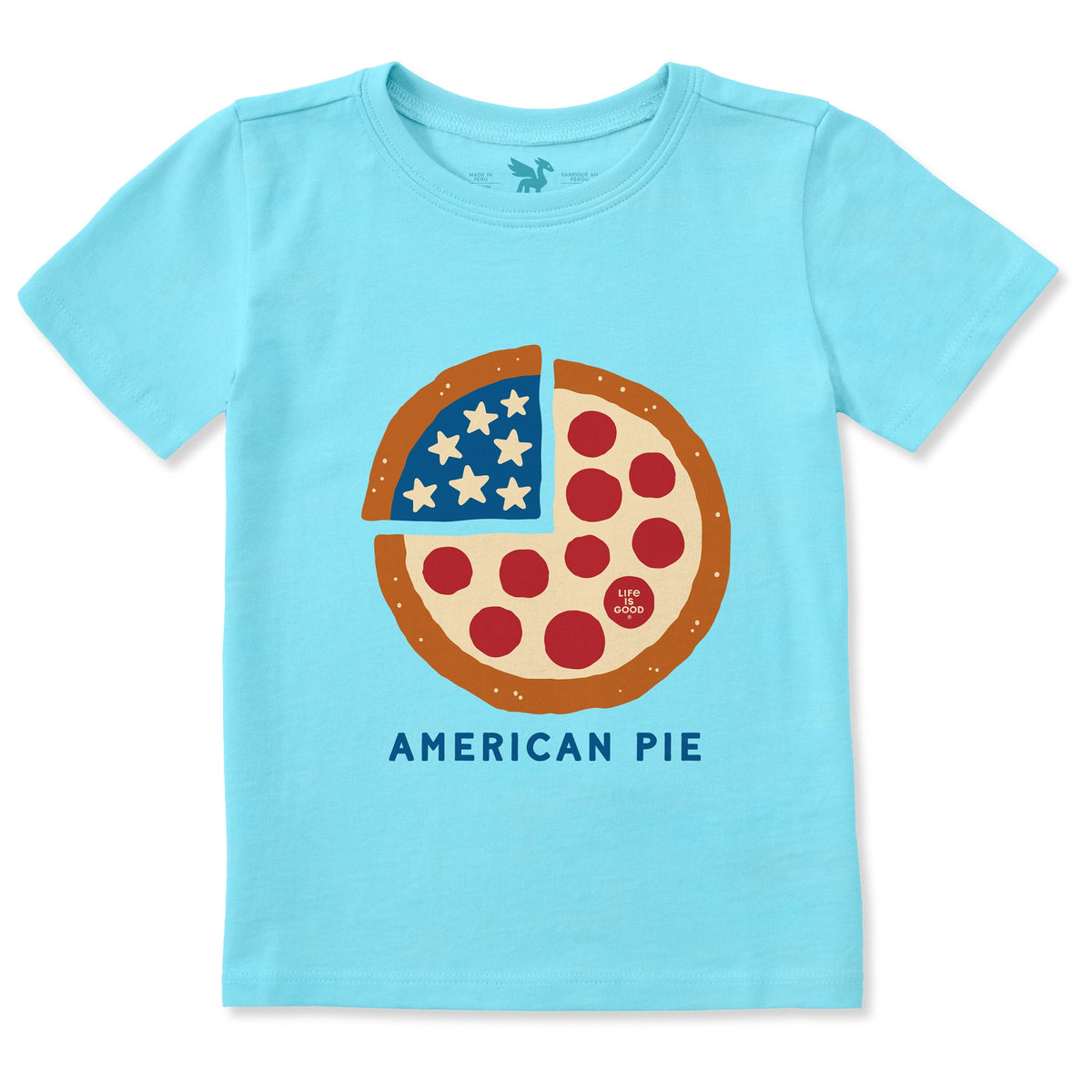 Toddler American Pie Stars and Slices Short Sleeve Crusher product image 3